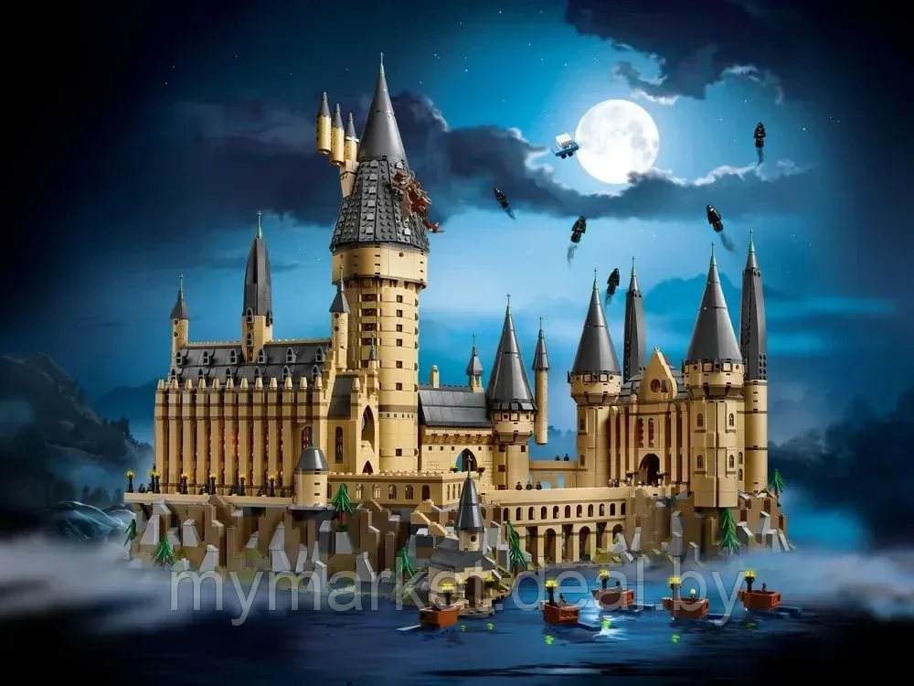 Конструктор Гарри Поттер (Harry Potter) Замок Хогвартса для мальчика и девочки, 6020 деталей - фото 3 - id-p208763739