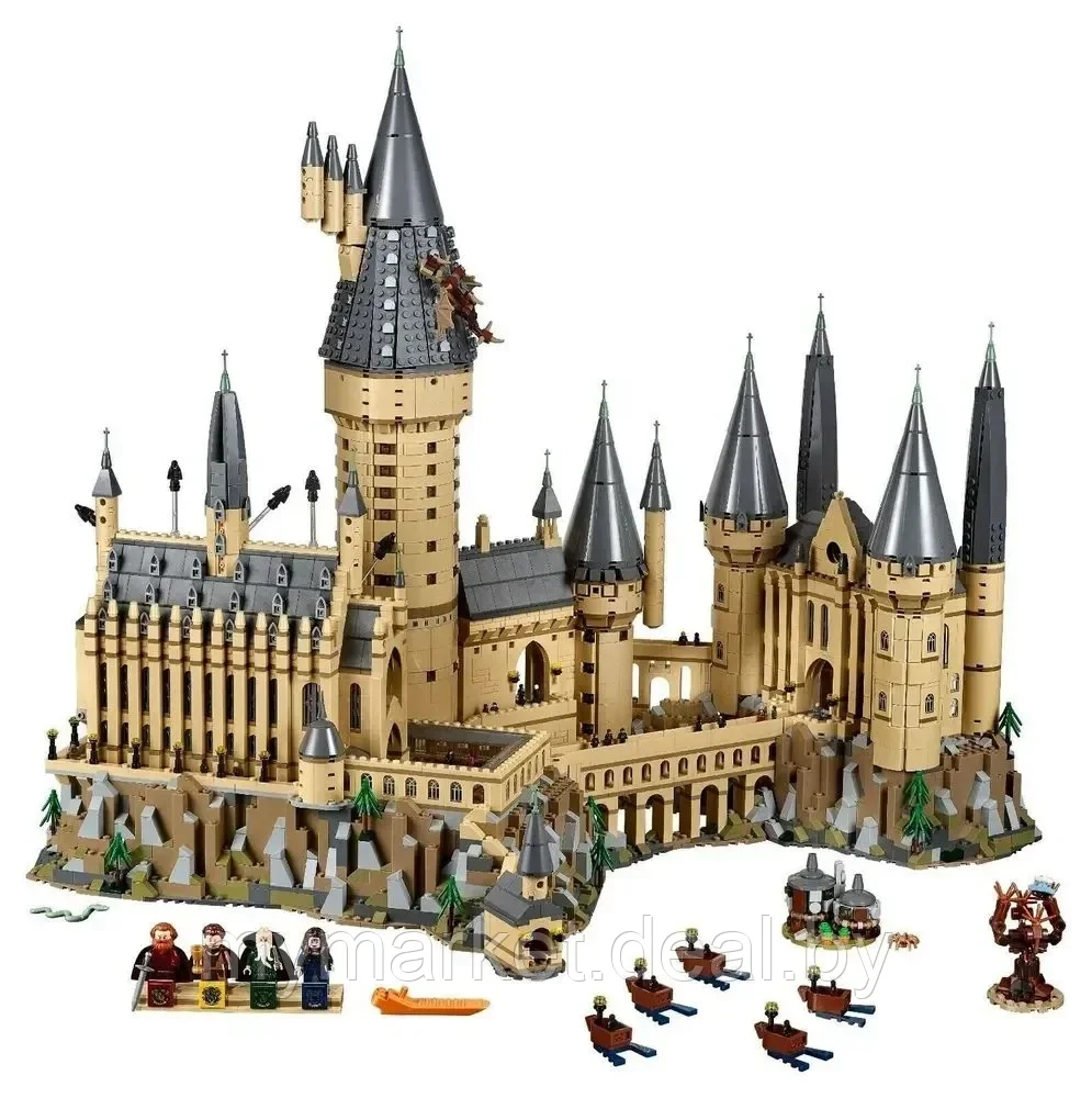 Конструктор Гарри Поттер (Harry Potter) Замок Хогвартса для мальчика и девочки, 6020 деталей - фото 7 - id-p208763739
