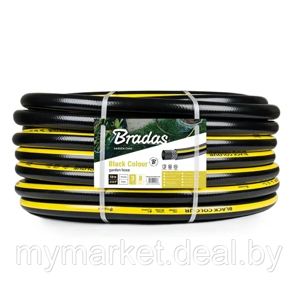 Шланг для полива 20 м BRADAS Black Colour диаметр 5/8" - фото 4 - id-p208763858
