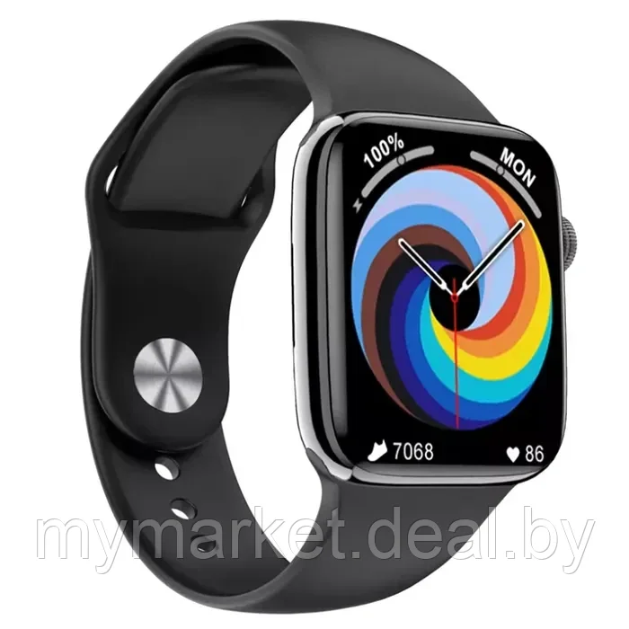 Умные смарт часы Smart Watch DT NO.1 7 MAX Black - фото 2 - id-p208763878