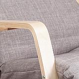 Кресло-качалка SMART, ткань, серый, фото 5