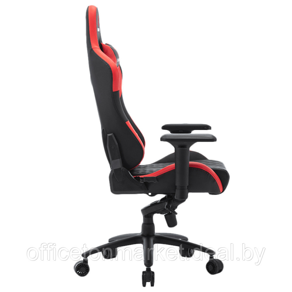 Кресло игровое Evolution Racer M, экокожа, металл, черный, красный - фото 3 - id-p208765118