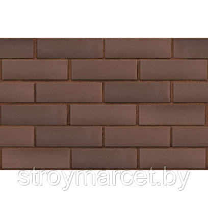 Коллекция "Классика". Клинкер фасадный коричневый "Мюнхен", поверхность гладкая - фото 4 - id-p208765632