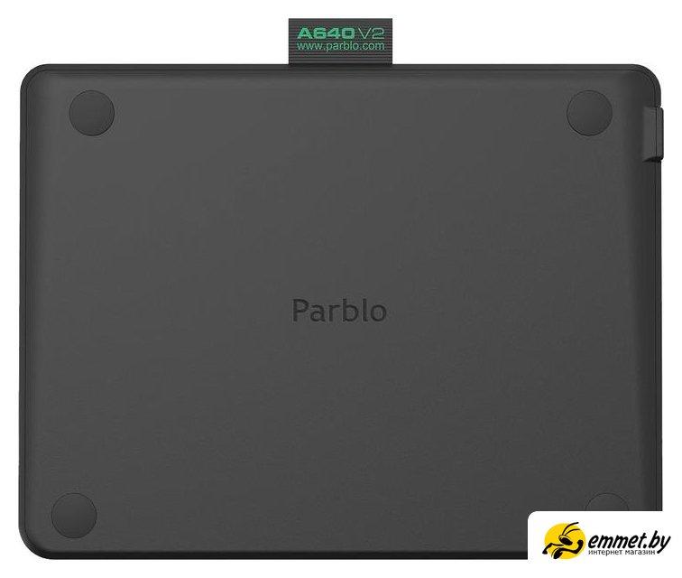 Графический планшет Parblo A640 V2 (черный) - фото 4 - id-p208765574