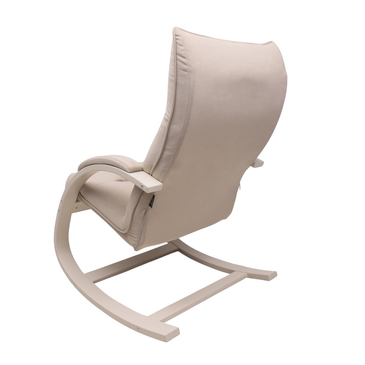 Кресло-качалка Leset Морено (Слоновая кость,бежевый велюр V 18) - фото 5 - id-p208766740