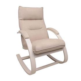 Кресло-качалка Leset Морено (Слоновая кость,бежевый велюр V 18)