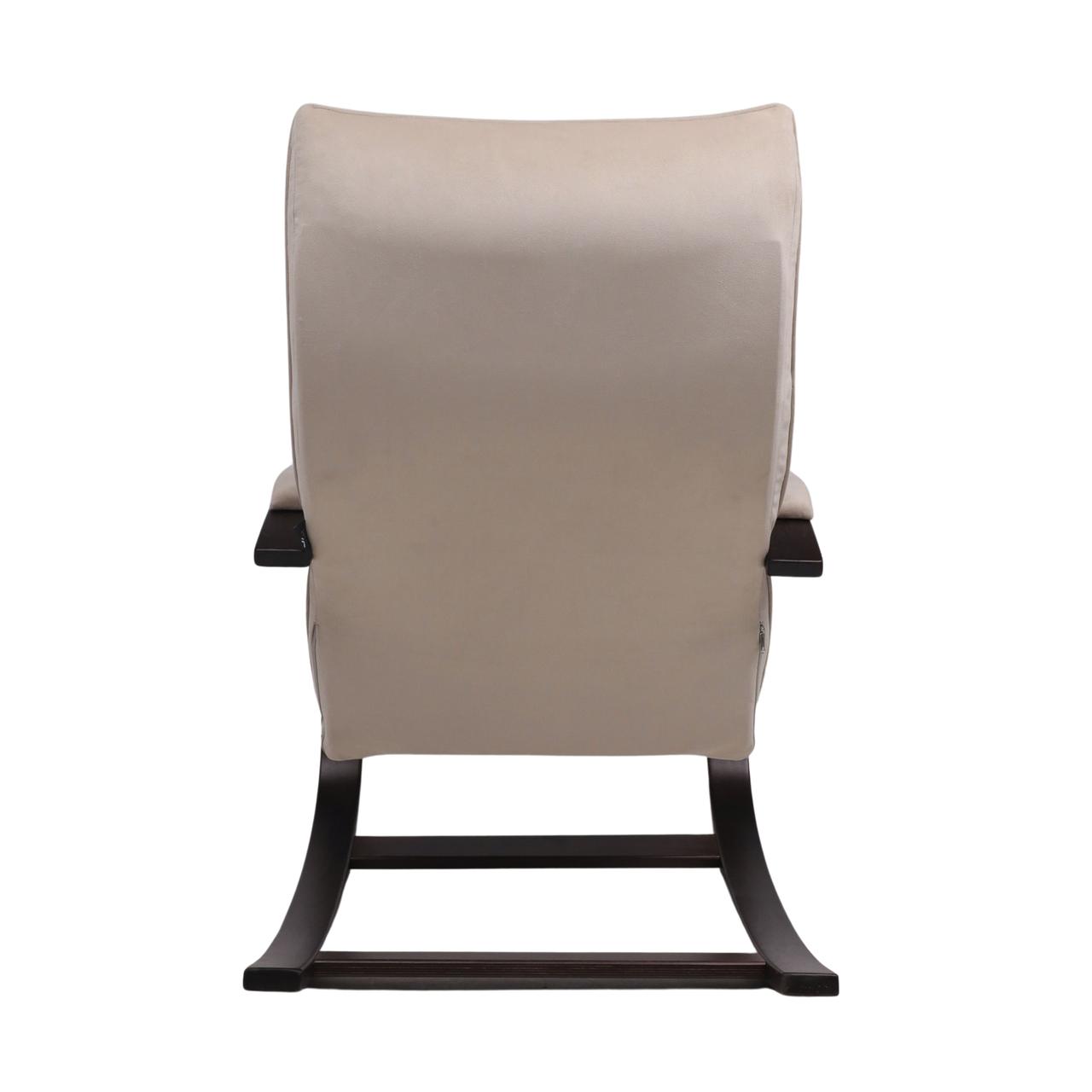 Кресло-качалка Leset Морено (Орех текстура, бежевый велюр V 18) - фото 6 - id-p208766847