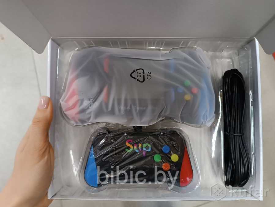 Игровая приставка для детей и взрослых Sup Game Box X7M 500 в 1 с джойстиком, игровая консоль для телевизора - фото 3 - id-p208768694