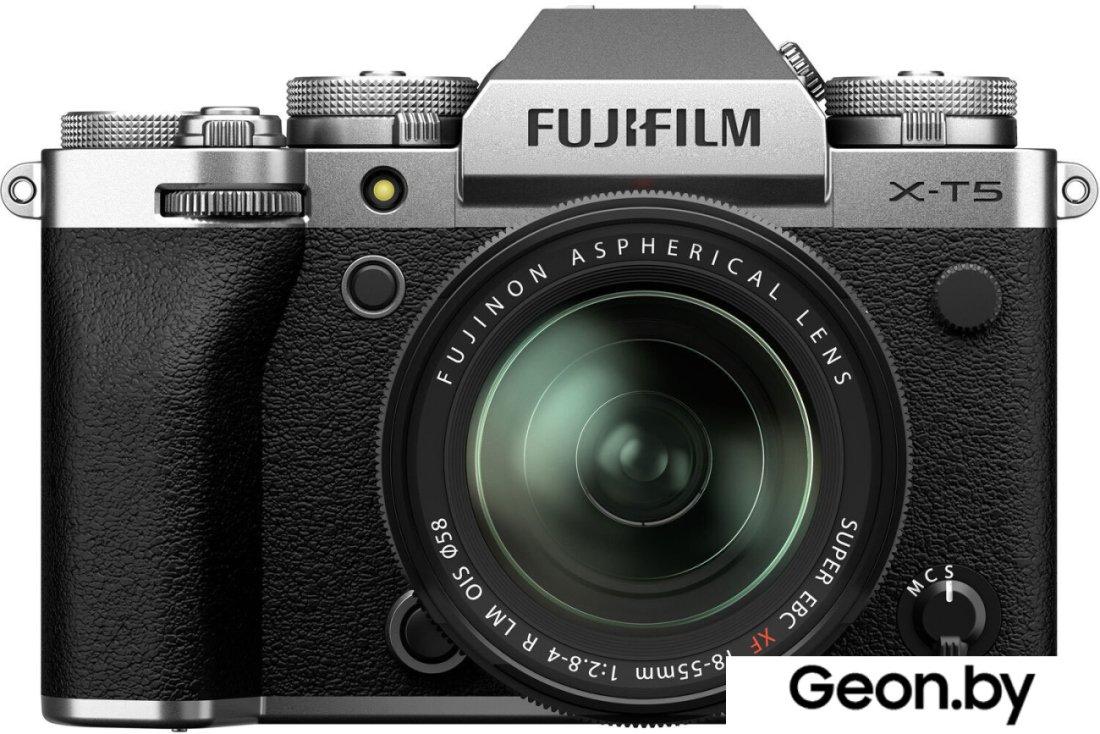 Беззеркальный фотоаппарат Fujifilm X-T5 Kit 18-55mm (серебристый)