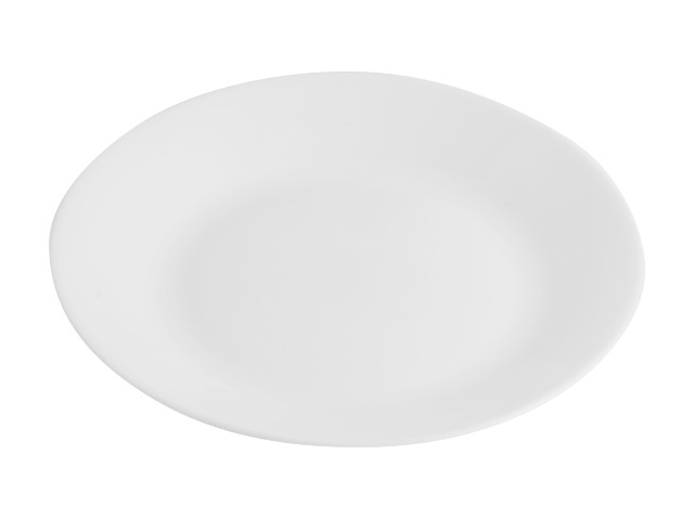 Тарелка десертная стеклокерамическая, 190 мм, круглая, серия Ivory (Айвори), DIVA LA OPALA (Collection Ivory)