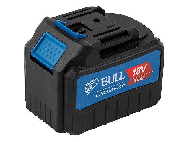 Аккумулятор BULL AK 6001 18.0 В, 6.0 А/ч, Li-Ion (18 В, 6 А*ч, Li-ion) - фото 1 - id-p186566870