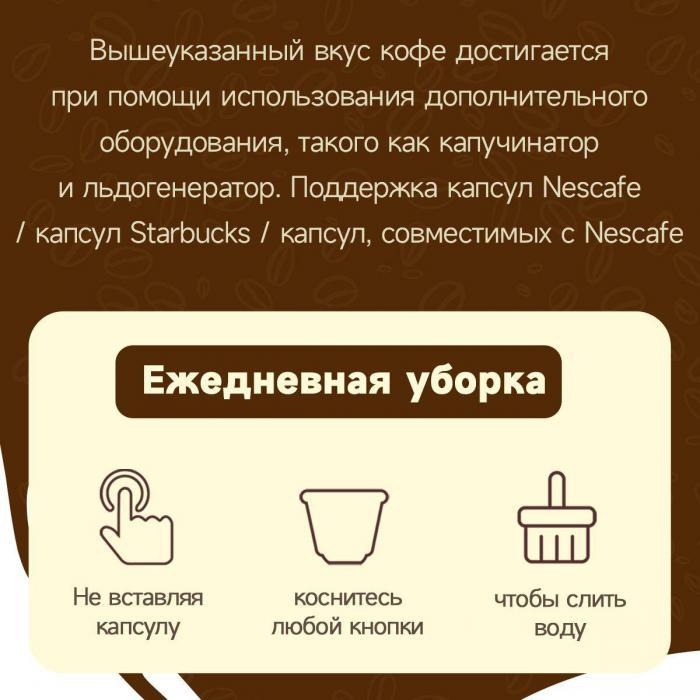 Кофемашина капсульная автоматическая кофеварка - фото 9 - id-p208772652