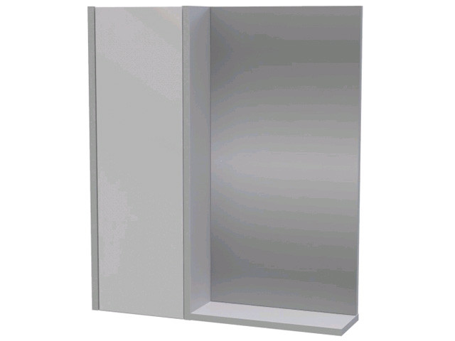 Полка зеркальная 60 Line со шкафом (левая), АВН