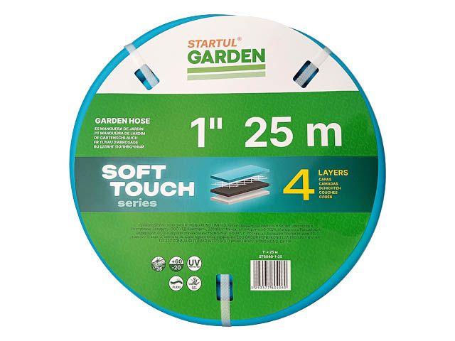 Шланг поливочный 1" 25м STARTUL GARDEN SOFT TOUCH (ST6040-1-25) (4 слоя) - фото 1 - id-p208770288