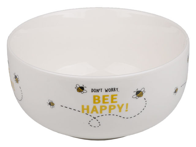 Миска керамическая, 500 мл, Bee Happy!, PERFECTO LINEA - фото 1 - id-p208772635