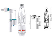 Арматура для смывного бачка с клапаном боковой подачи, NOVA
