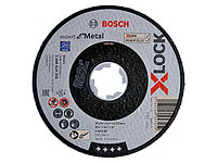 Круг отрезной 125х2.5x22.2 мм для металла X-LOCK Expert for Metal BOSCH ( прямой, подходит для всех типов УШМ)