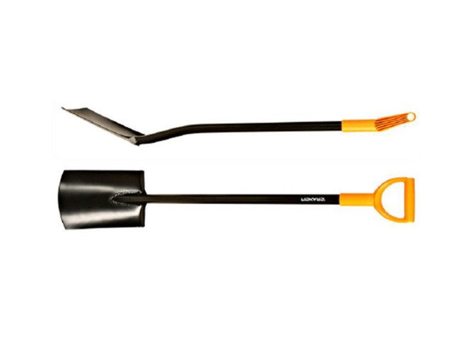Лопата штыковая с закругл.лезвием Solid FISKARS (длина:1170мм, ширина:180мм)