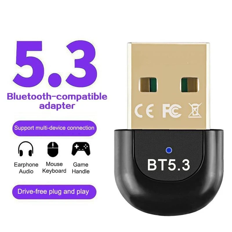 Адаптер USB2.0 - Bluetooth v5.3 556516 - фото 1 - id-p208779535
