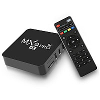 Цифровая приставка MXQpro 4K для ТВ - медиаплеер HDMI для цифрового телевидения Android v11.1, WI-FI