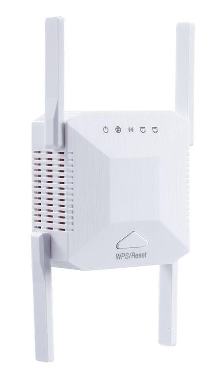 Адаптер - репитер, повторитель, усилитель Wi-Fi сигнала, до 300 Мбит/с, 4 антенны, белый 556513