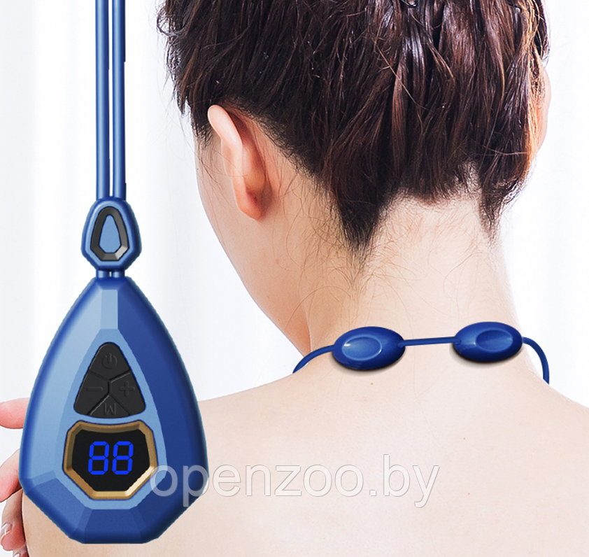 Портативный импульсный миостимулятор-массажер для тела Neck massager KS-8 (5 режимов массажа, 15 уровней - фото 4 - id-p208779806