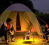 Многофункциональный подвесной походный фонарь в стиле ретро Camping Lamp Черный, фото 4