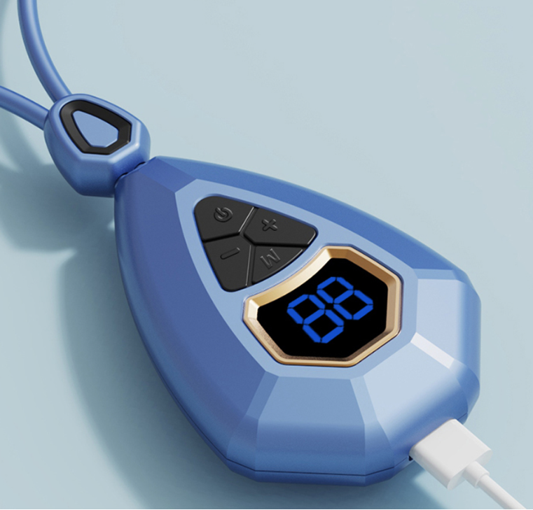 Портативный импульсный миостимулятор-массажер для тела Neck massager KS-8 (5 режимов массажа, 15 уровней - фото 5 - id-p208779894