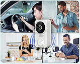 Умный беспроводной видеоглазок Mini  DOORBELL Wi-Fi управление V.1.4.(датчик движения, ночное видео,, фото 8