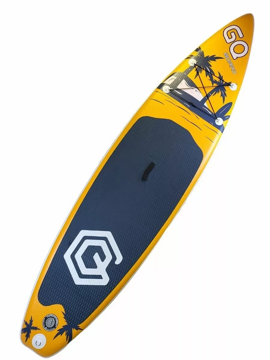 Доска SUP Board надувная (Сап Борд) GQ Coco Yellow (GQ335) 11'(335см) - фото 5 - id-p208779496