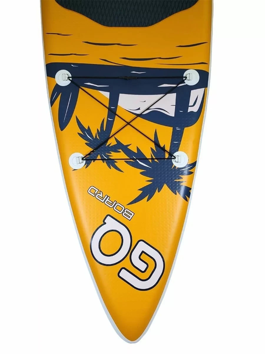 Доска SUP Board надувная (Сап Борд) GQ Coco Yellow (GQ335) 11'(335см) - фото 7 - id-p208779496