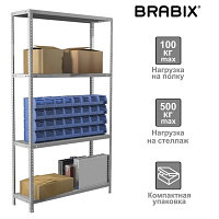 Стеллаж металлический Brabix MS KD-185/30-4 (S240BR143402)