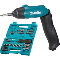 Аккум. шуруповерт MAKITA DF 001 DW в чем.+ аксессуары (3.6 В, 1 акк., 1.3 А/ч Li-Ion, 1 скор., 4 Нм, шурупы до