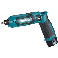 Аккум. шуруповерт MAKITA TD 022 DSE в сумке+ аксессуары (7.2 В, 2 акк., 1.0 А/ч Li-Ion, 1 скор., 25 Нм, шурупы