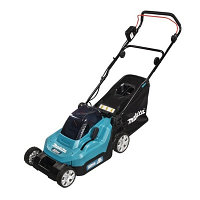 Газонокосилка аккумуляторная MAKITA DLM 382 CM2 (18.0 В, 2 акк., 4.0 А/ч, Li-Ion, шир. 380 мм, выс. 25-75 мм,