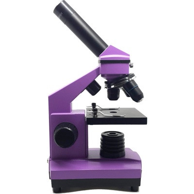 Микроскоп Микромед «Эврика» 40х 400х, аметист, в кейсе - фото 1 - id-p208739357