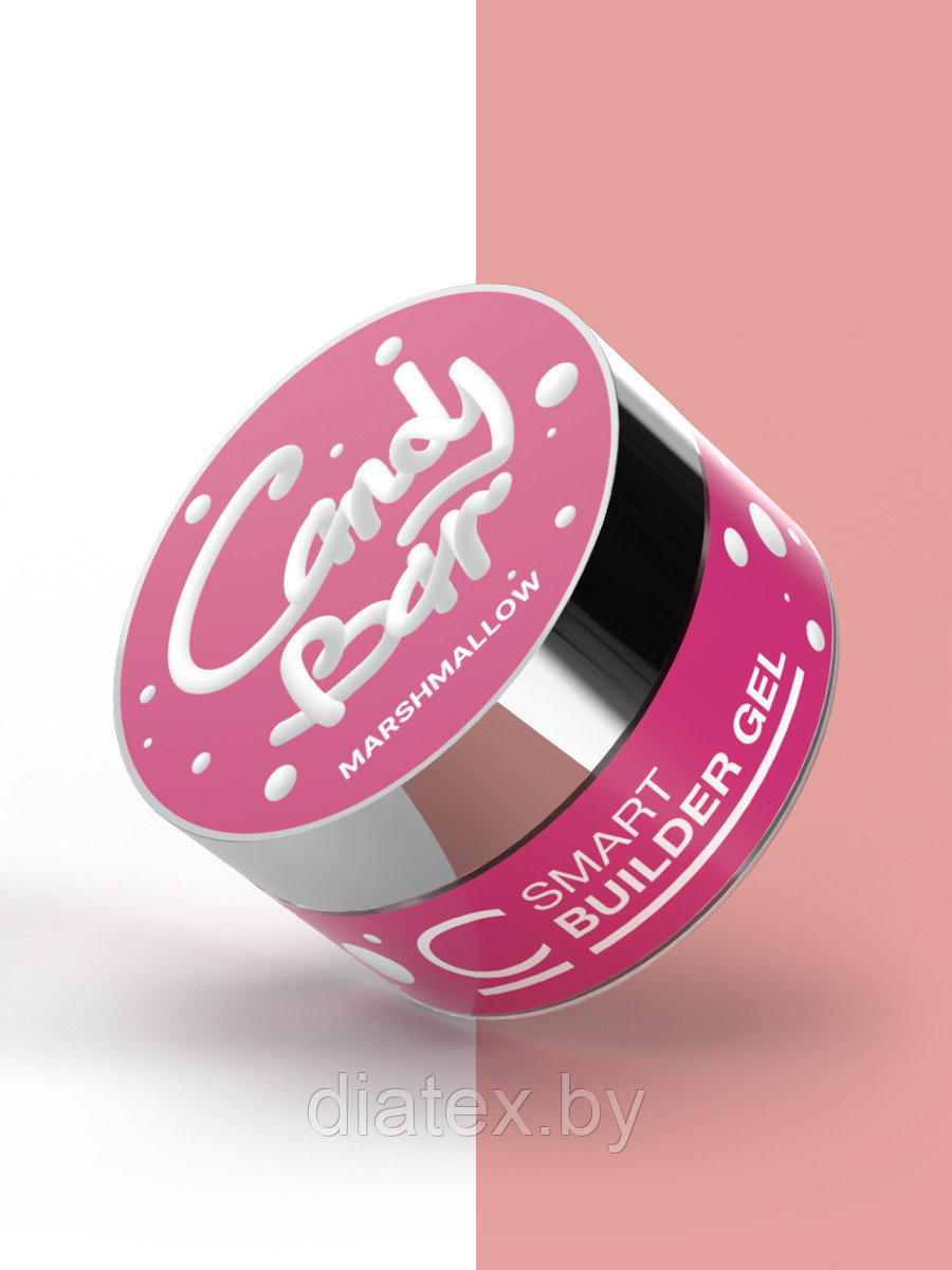 Гель для наращивания CosmoLac Builder Gel CANDY BAR SMART Marshmallow 50 г, фото 1