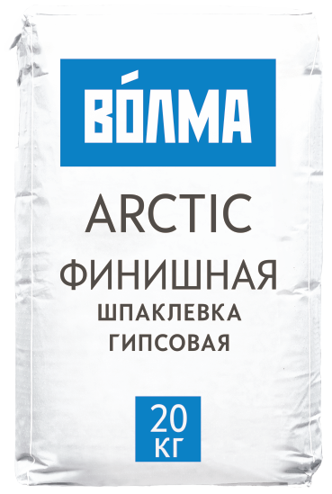 Шпатлевка Волма Arctic финишная гипсовая 20 кг. - фото 1 - id-p208784306