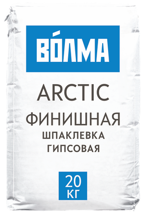 Шпатлевка Волма Arctic финишная гипсовая 20 кг., фото 2