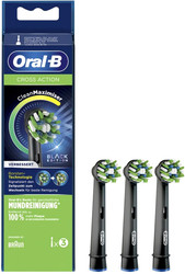 Oral-B Braun Cross Action Black 3 шт. Насадки для электрических зубных щеток - фото 1 - id-p208784316