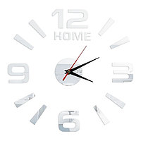 Интерьерные часы наклейка Home
