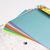 Картон цветной "Космодром", A4, 8 листов, фото 2