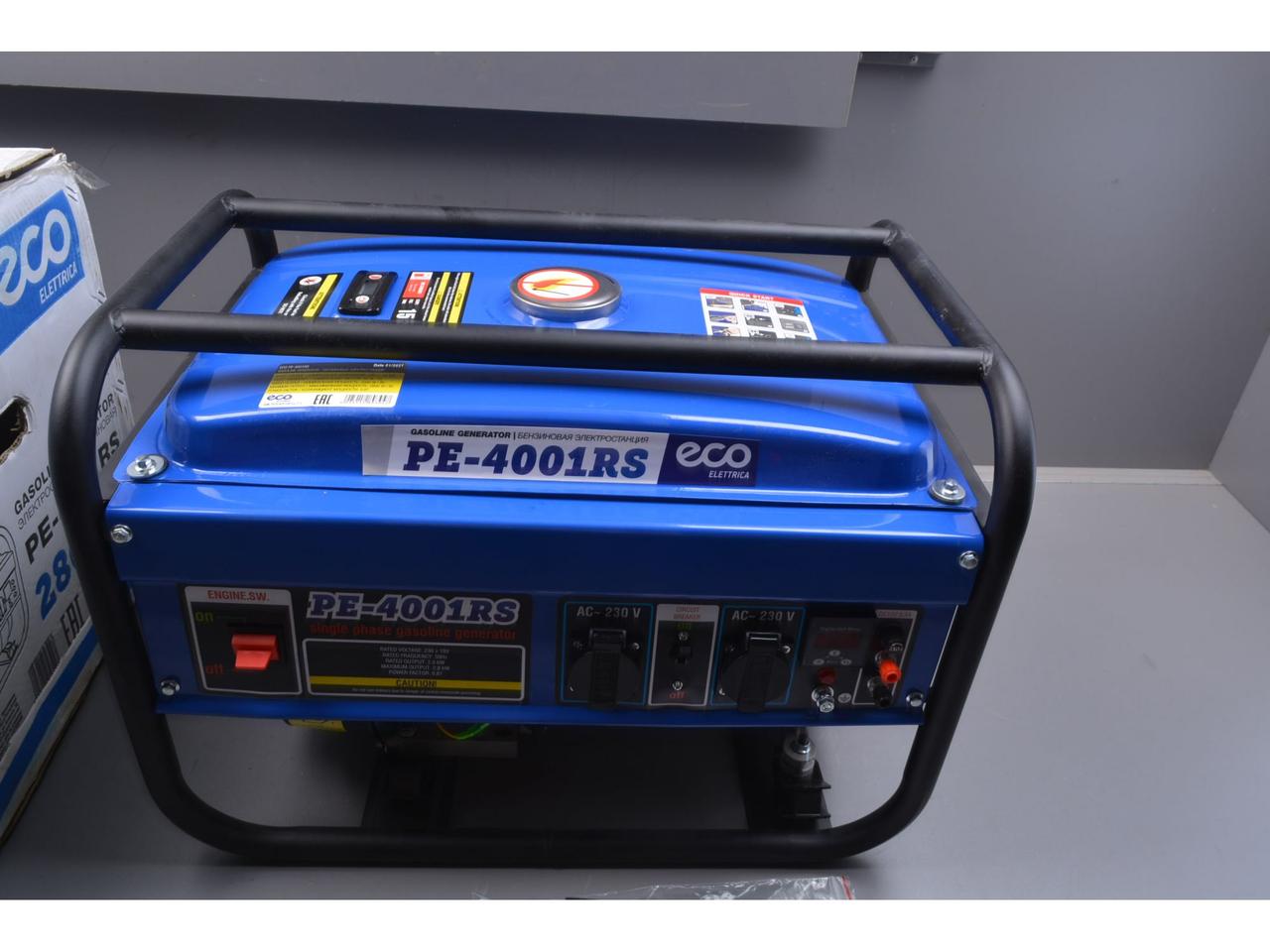Генератор бензиновый ECO PE-4001RS (уцененный) - фото 6 - id-p208797049