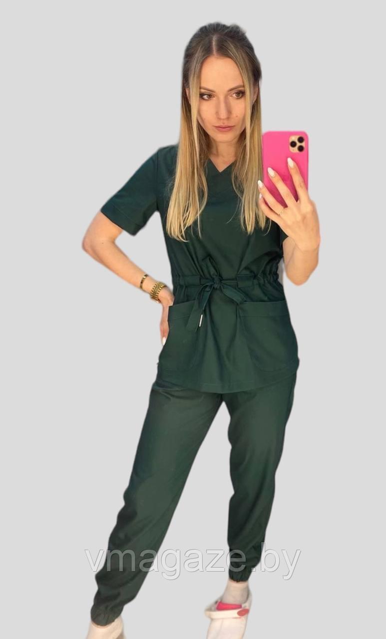 Медицинский костюм Юлия (цвет зеленый) - фото 1 - id-p208797274