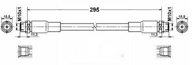 Шланг тормозной передний BH004774 SFEC AUDI A4 [B5] 94-00/VW PASSAT [B5] 96-00 - фото 2 - id-p208796907