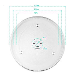 Тарелка СВЧ samsung 25,5 крестик