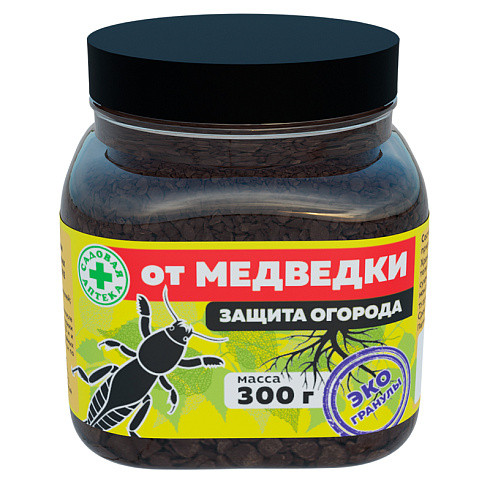 Гранулы от медведки (деготь древесный) ЭКО 300 г