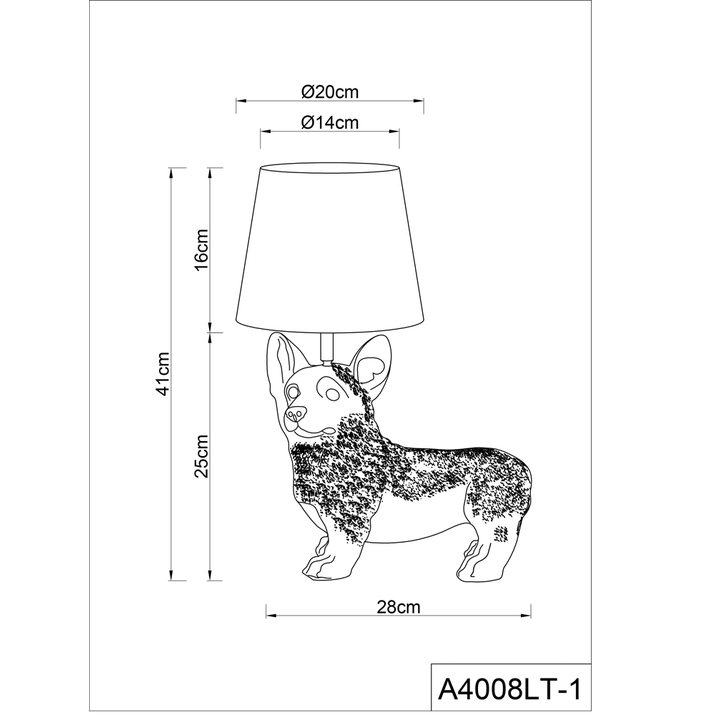 Декоративная настольная лампа Arte Lamp SCHEDAR A4008LT-1BK - фото 5 - id-p165431248