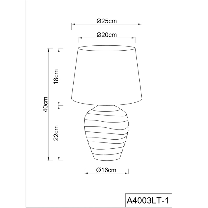 Декоративная настольная лампа Arte Lamp KORFU A4003LT-1GO - фото 4 - id-p165424961