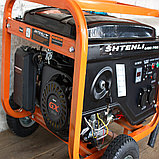 Бензиновый генератор SHTENLI PRO S 4400 4,2 КВТ, эл. стартер, колеса, ручки, выход на 8 и 12 а, экран, фото 5